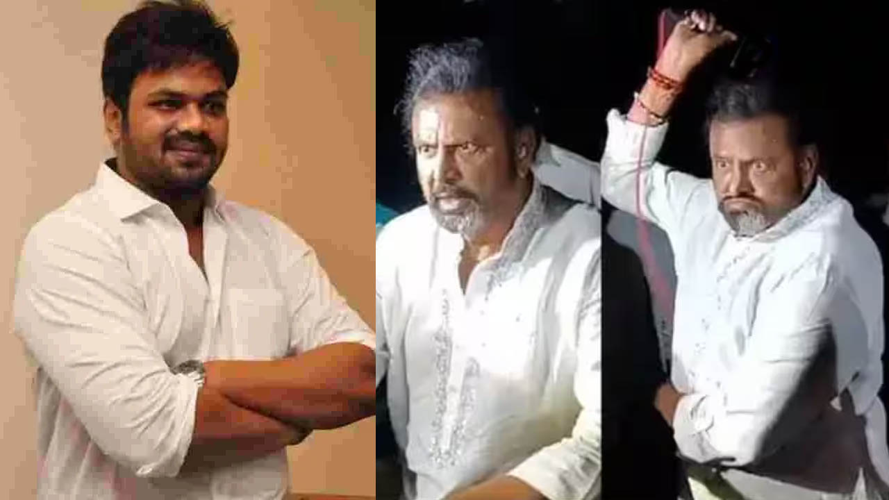 Manchu Manoj: నాన్న దగ్గరకు మైక్‌తో వెళ్లకండి.. వెళ్లినా హెల్మెట్ పెట్టుకోండి